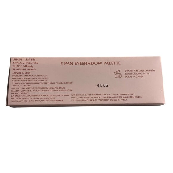 Pinklipps Mauve Me Mini 5 Pan Eyeshadow Palette 4G Neutral & Bold Shades NEW - Picture 2 of 5